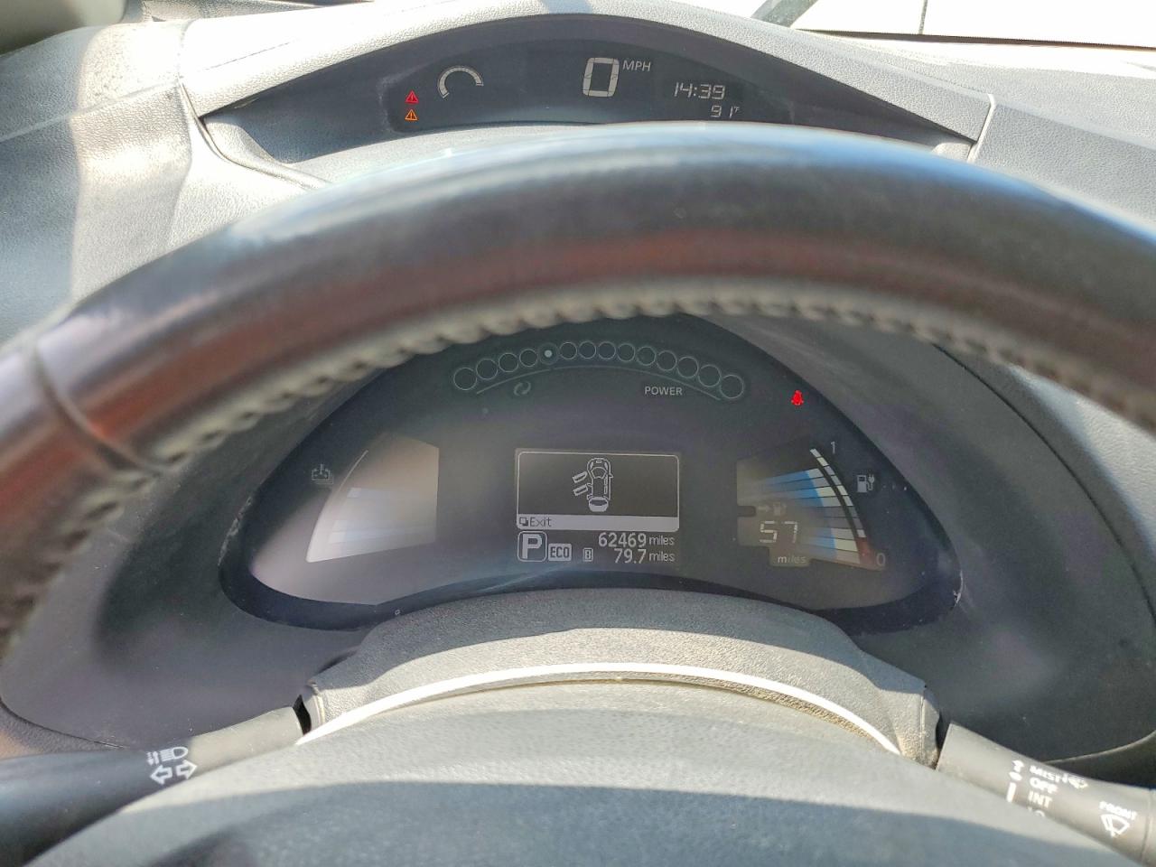 2015 Nissan Leaf S Blue vin: 1N4AZ0CP8FC309621