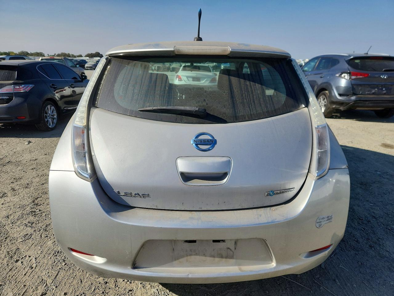 2013 Nissan Leaf S Silver vin: 1N4AZ0CP9DC400555