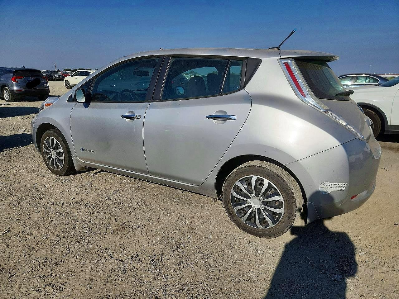 2013 Nissan Leaf S Silver vin: 1N4AZ0CP9DC400555