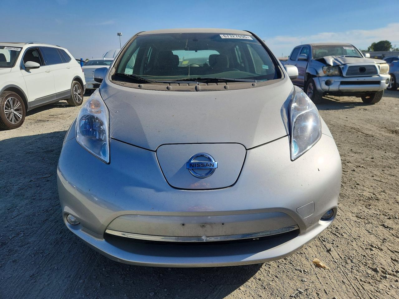 2013 Nissan Leaf S Silver vin: 1N4AZ0CP9DC400555