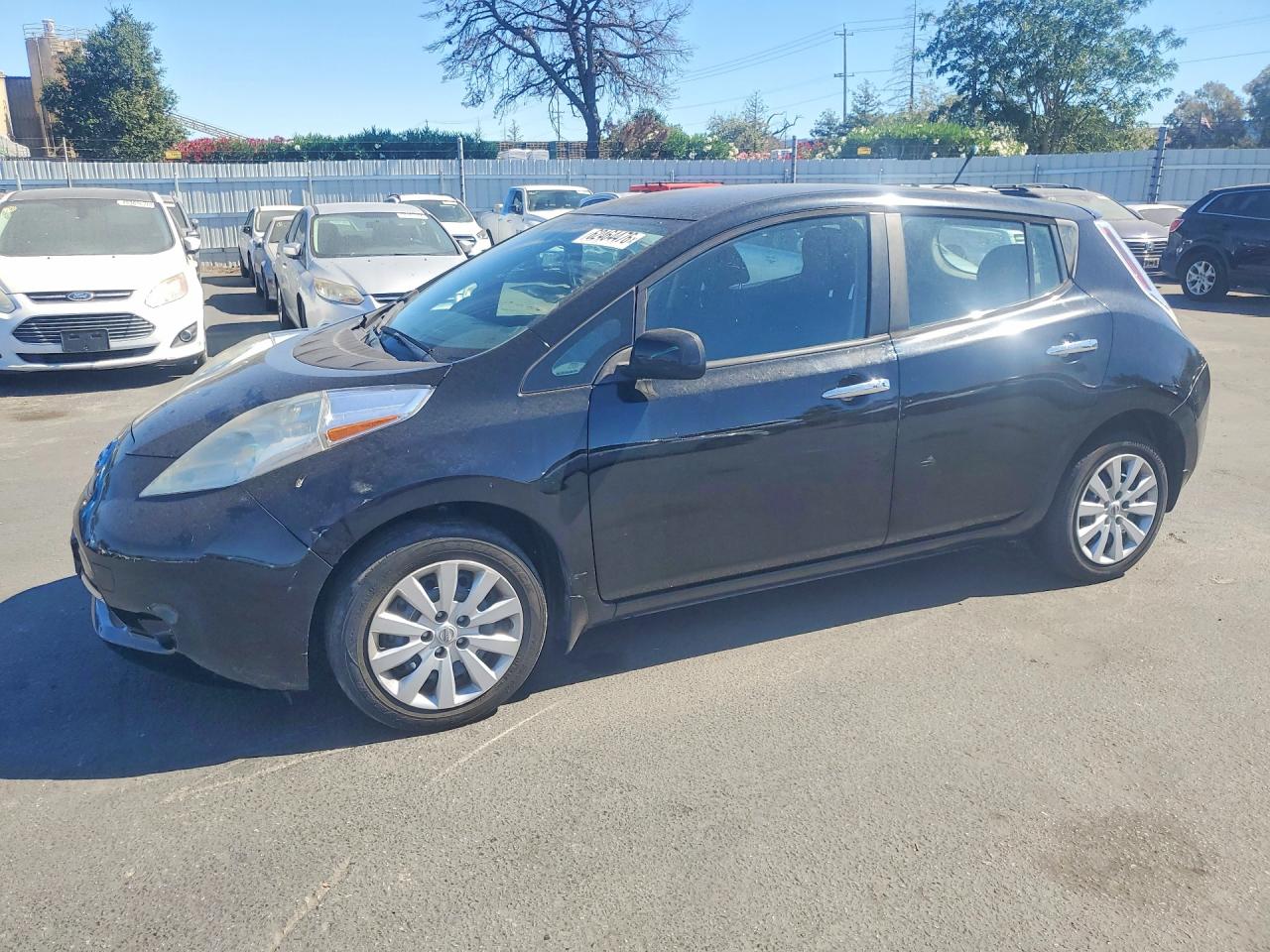 2013 Nissan Leaf S Черный vin: 1N4AZ0CP9DC416870