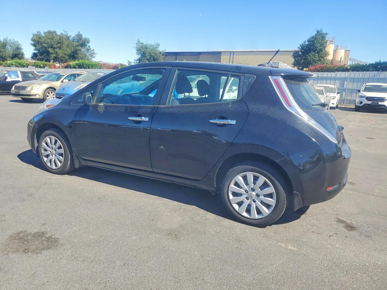 2013 Nissan Leaf S Black vin: 1N4AZ0CP9DC416870
