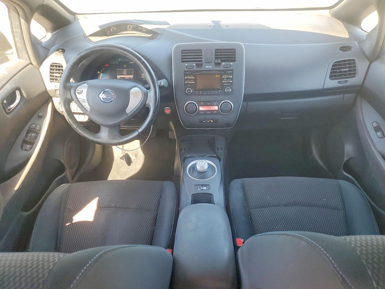 2013 Nissan Leaf S Black vin: 1N4AZ0CP9DC416870