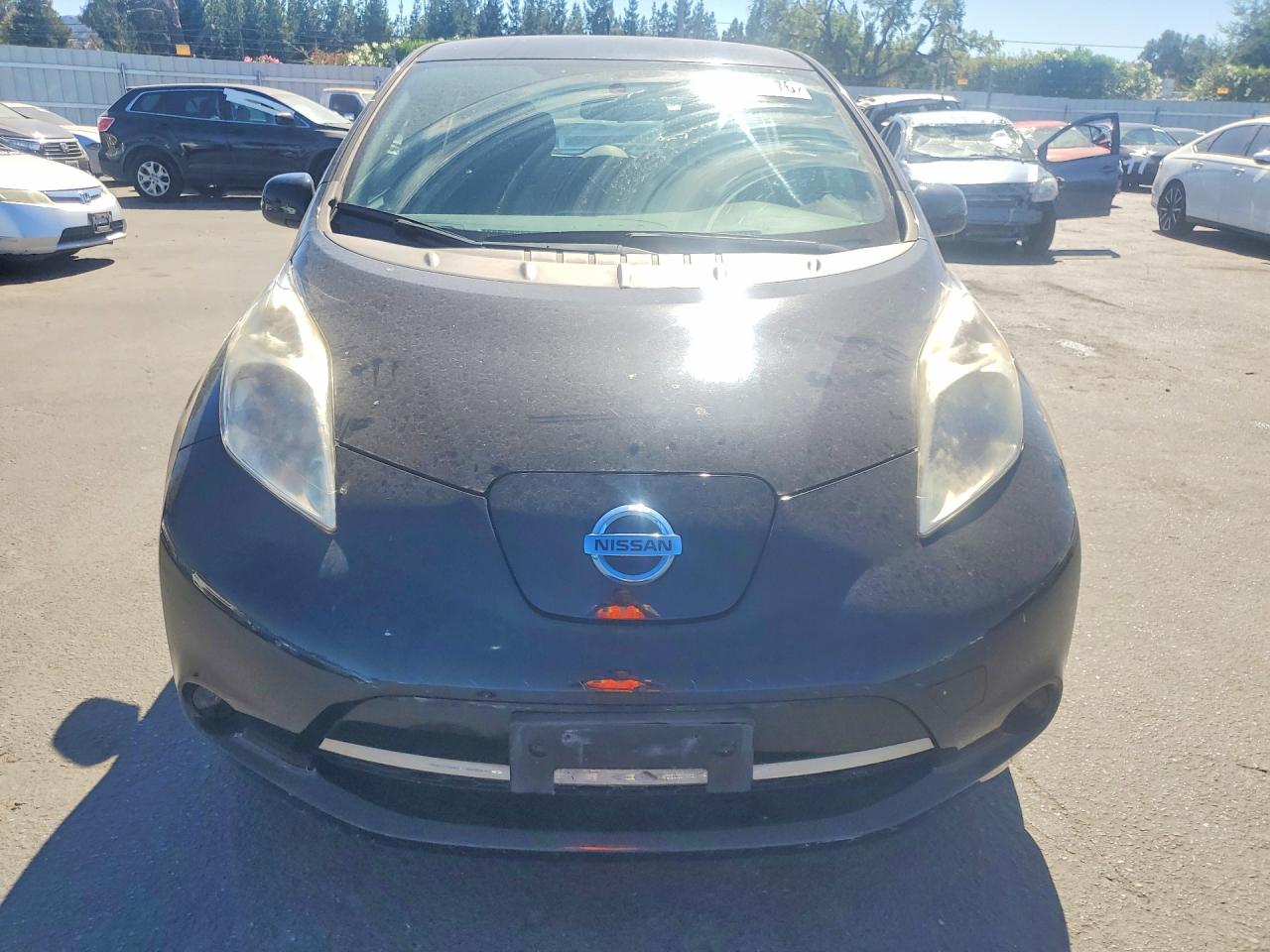 2013 Nissan Leaf S Black vin: 1N4AZ0CP9DC416870