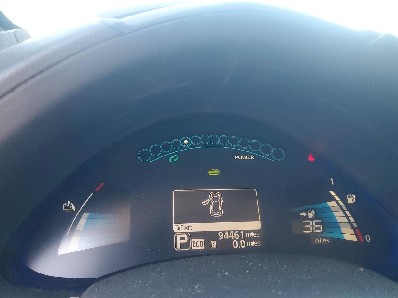 2013 Nissan Leaf S Black vin: 1N4AZ0CP9DC416870
