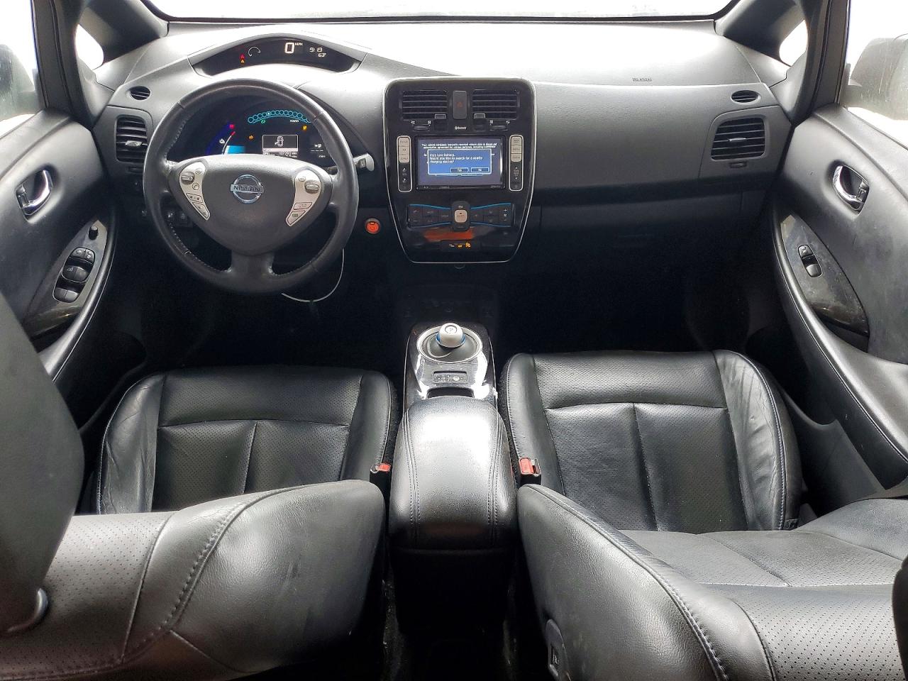 2013 Nissan Leaf S Gray vin: 1N4AZ0CP9DC417050