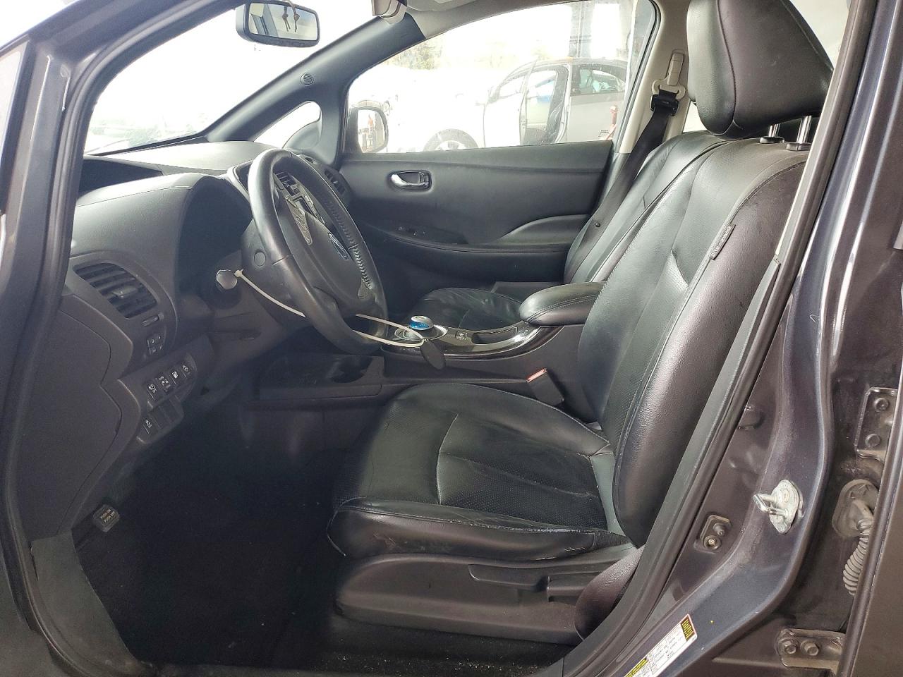 2013 Nissan Leaf S Gray vin: 1N4AZ0CP9DC417050
