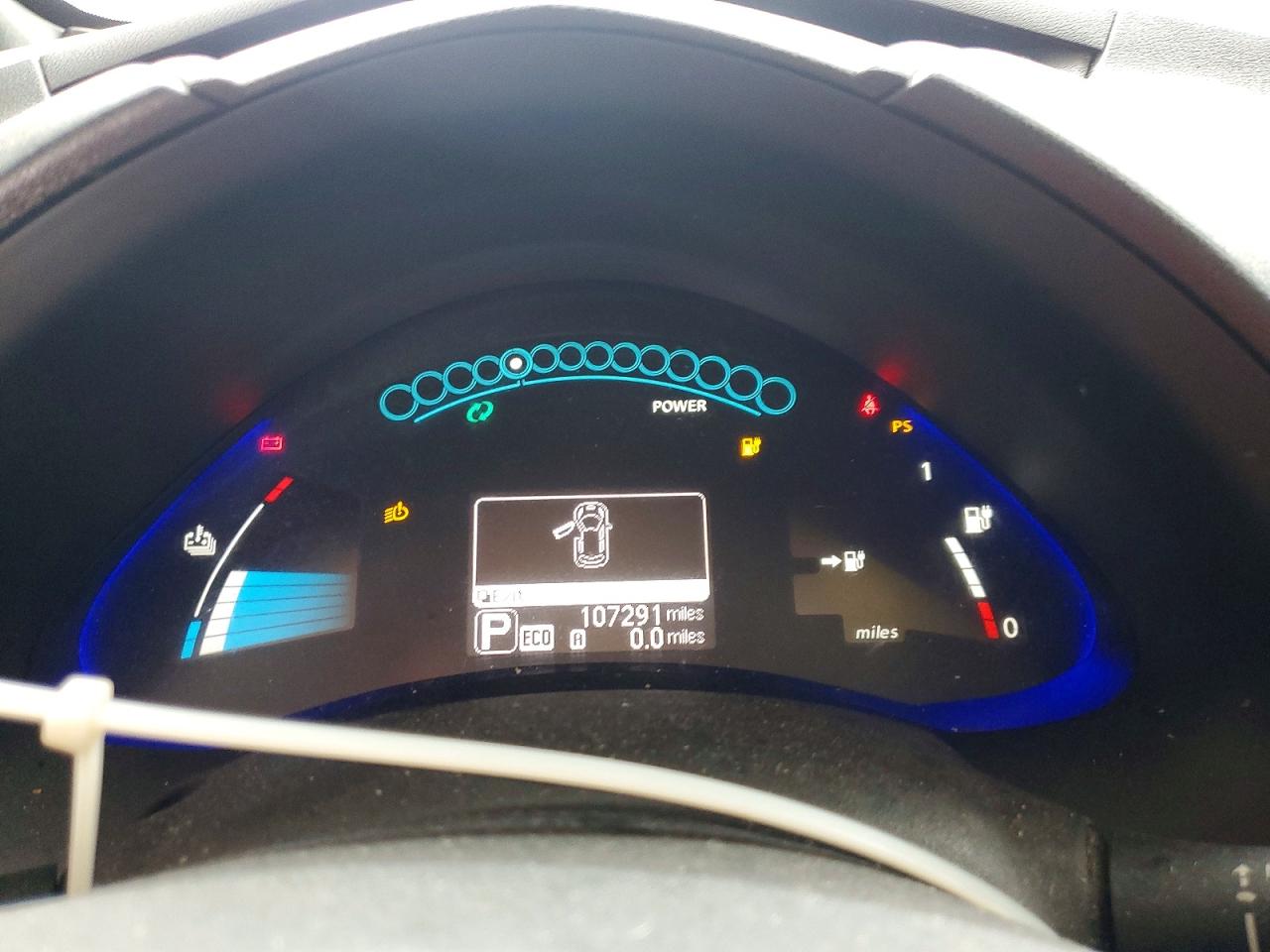 2013 Nissan Leaf S Gray vin: 1N4AZ0CP9DC417050