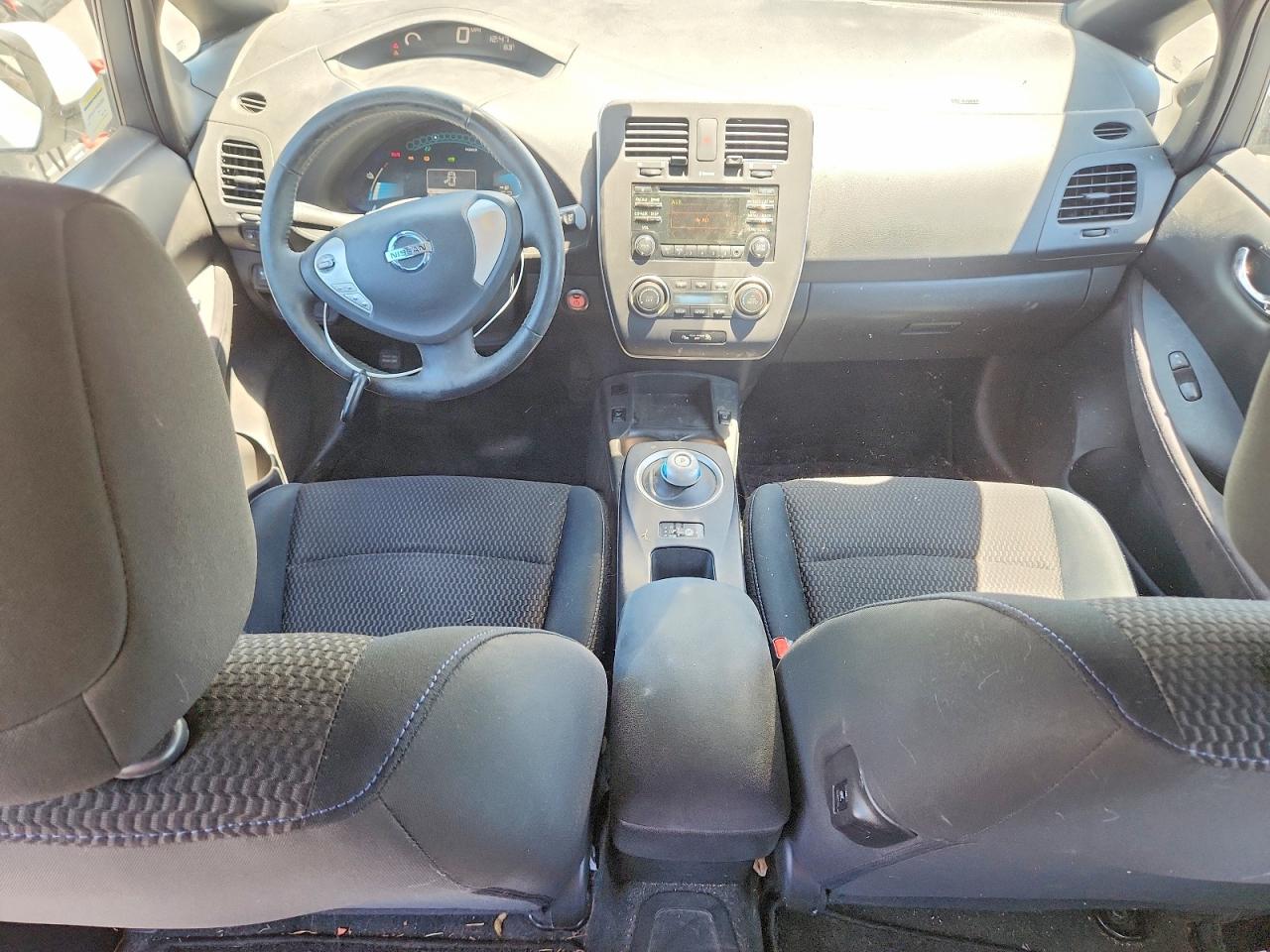 2013 Nissan Leaf S White vin: 1N4AZ0CP9DC419297