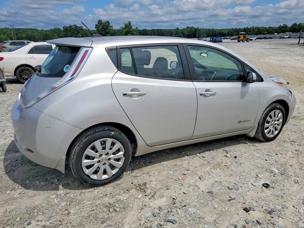 2013 Nissan Leaf S Silver vin: 1N4AZ0CP9DC420904
