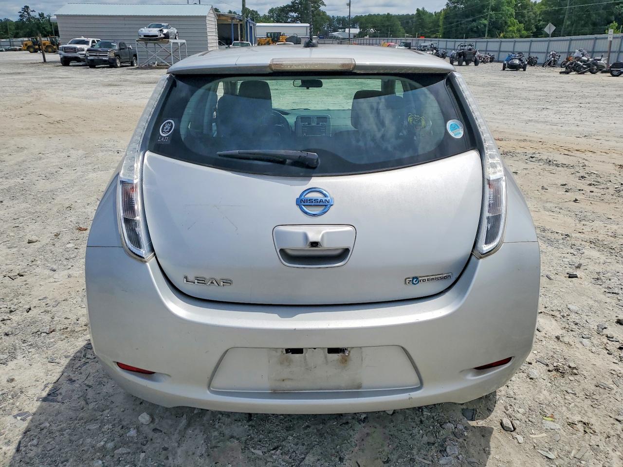 2013 Nissan Leaf S Silver vin: 1N4AZ0CP9DC420904