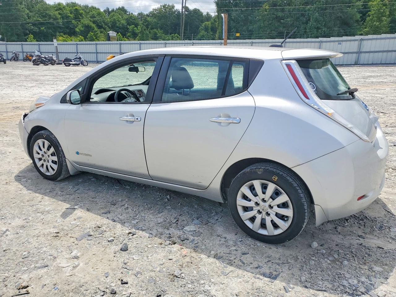 2013 Nissan Leaf S Silver vin: 1N4AZ0CP9DC420904