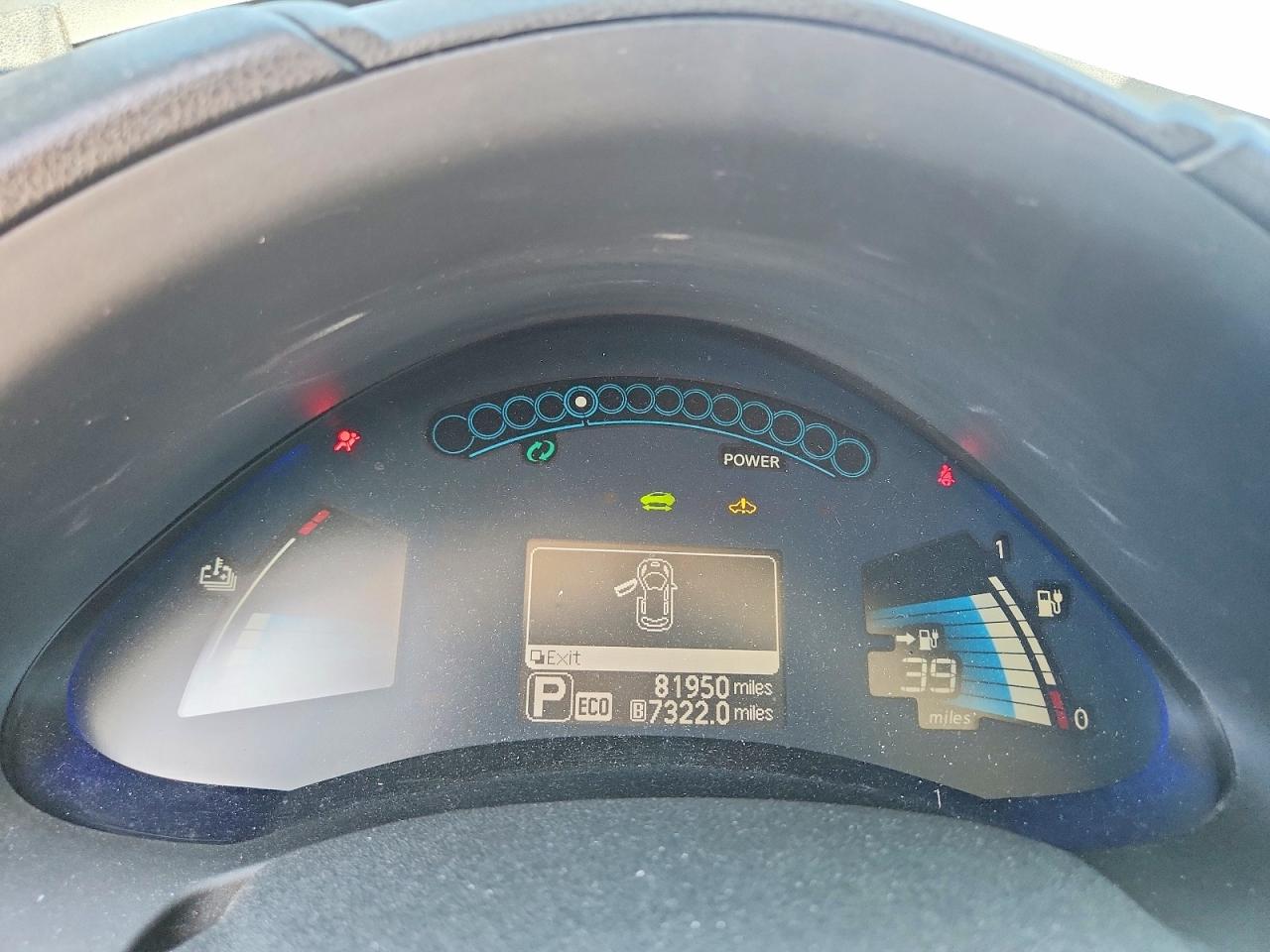2014 Nissan Leaf S Black vin: 1N4AZ0CP9EC330055