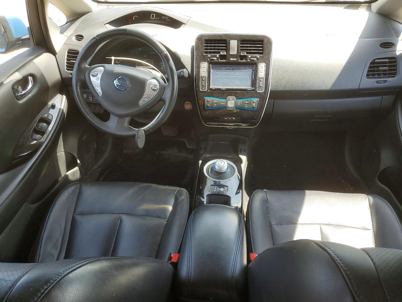 2014 Nissan Leaf S 5dr Синий vin: 1N4AZ0CP9EC336387