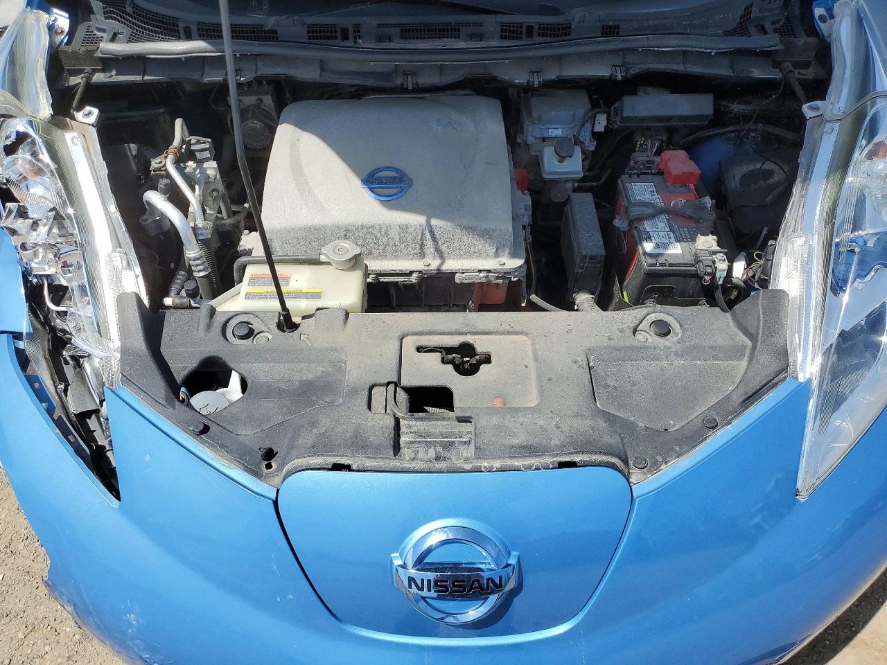2014 Nissan Leaf S 5dr Синий vin: 1N4AZ0CP9EC336387
