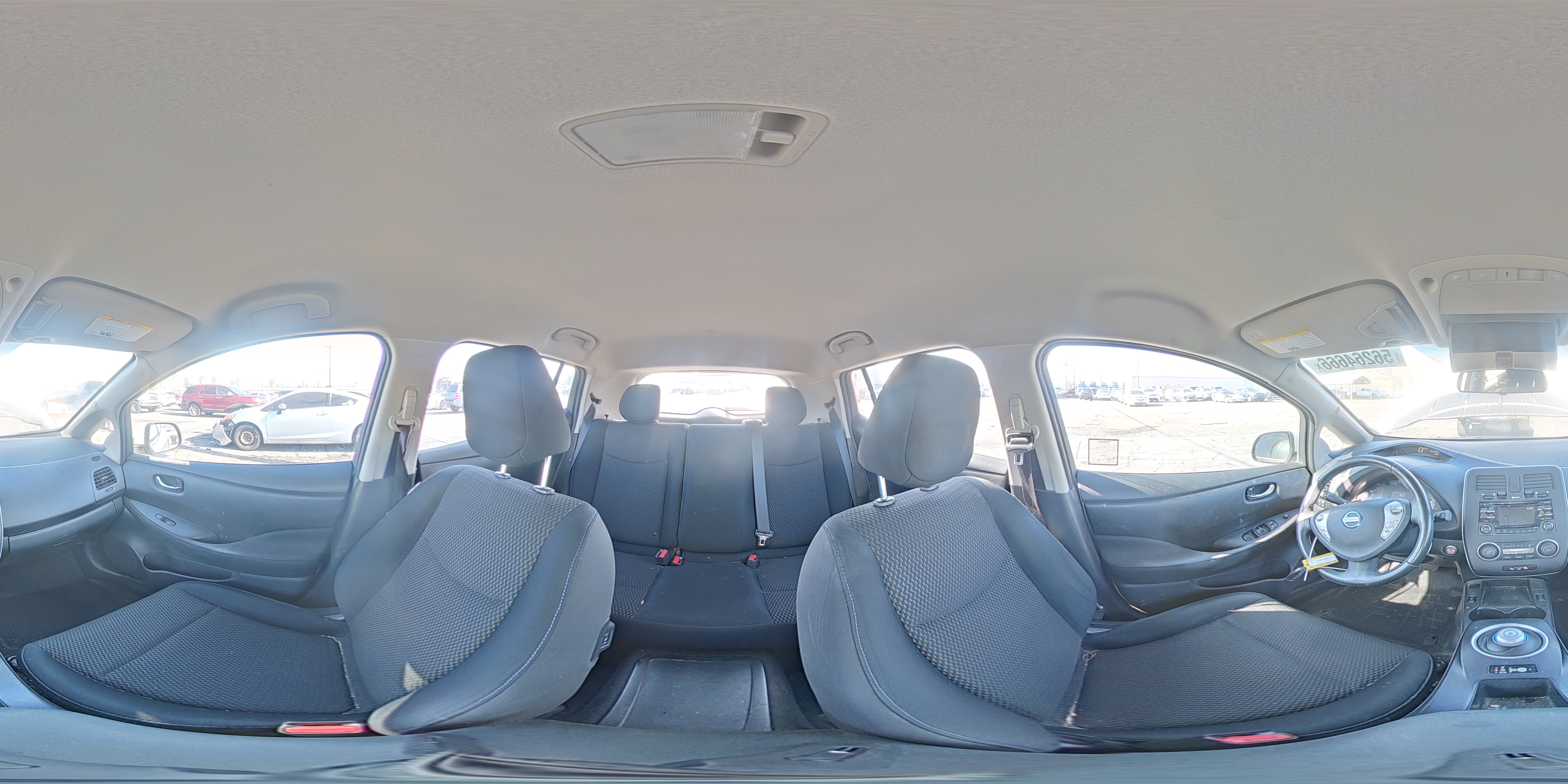2015 Nissan Leaf S White vin: 1N4AZ0CP9FC303391