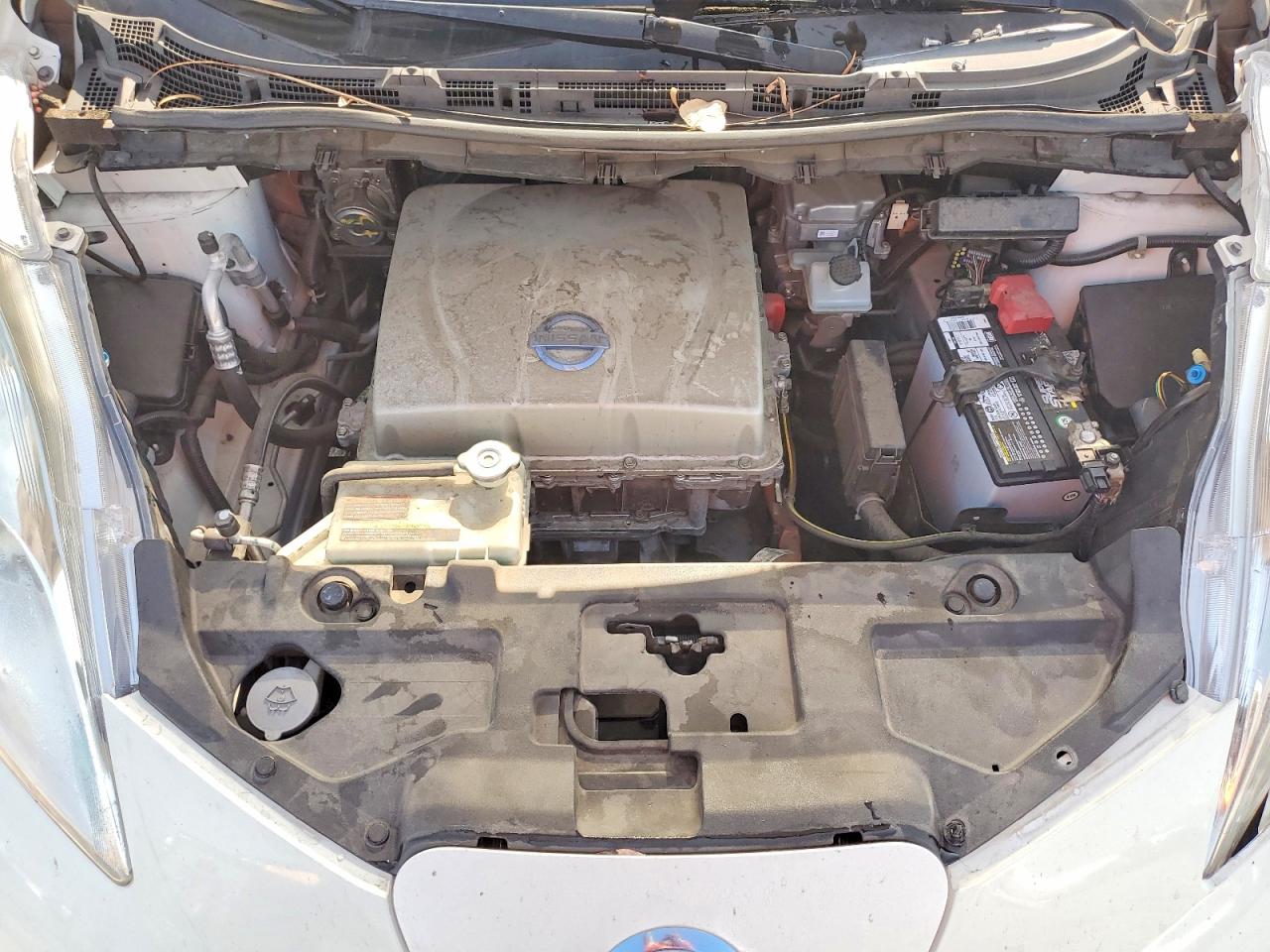 2015 Nissan Leaf S White vin: 1N4AZ0CP9FC303391