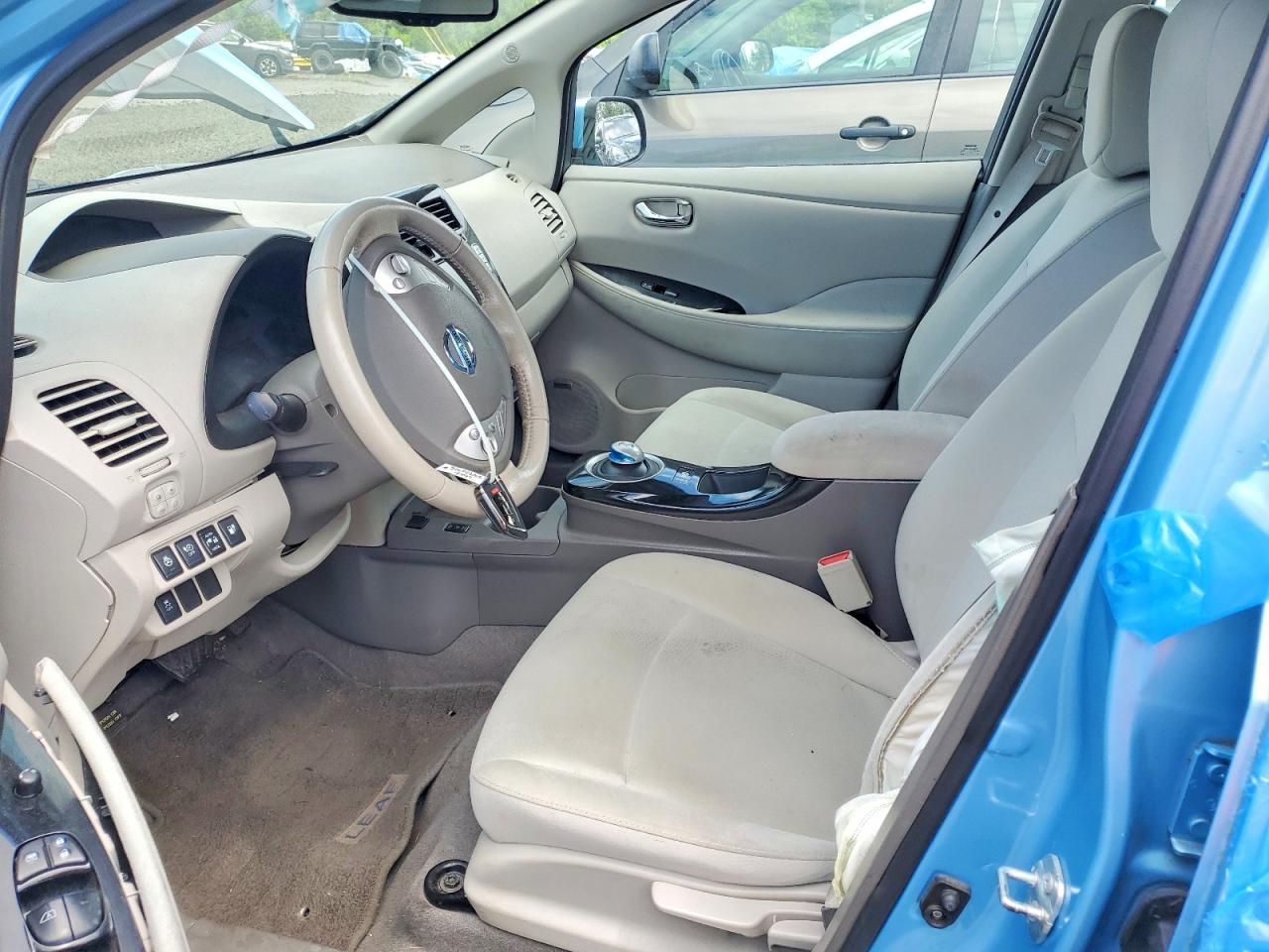 2015 Nissan Leaf Sv Blue vin: 1N4AZ0CP9FC311314