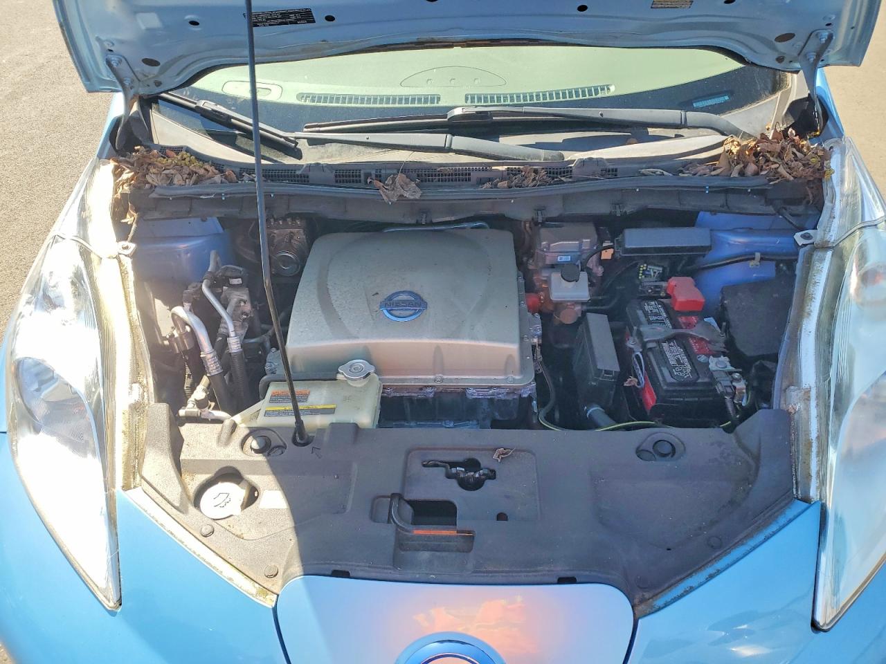 2015 Nissan Leaf Sv Blue vin: 1N4AZ0CP9FC311314