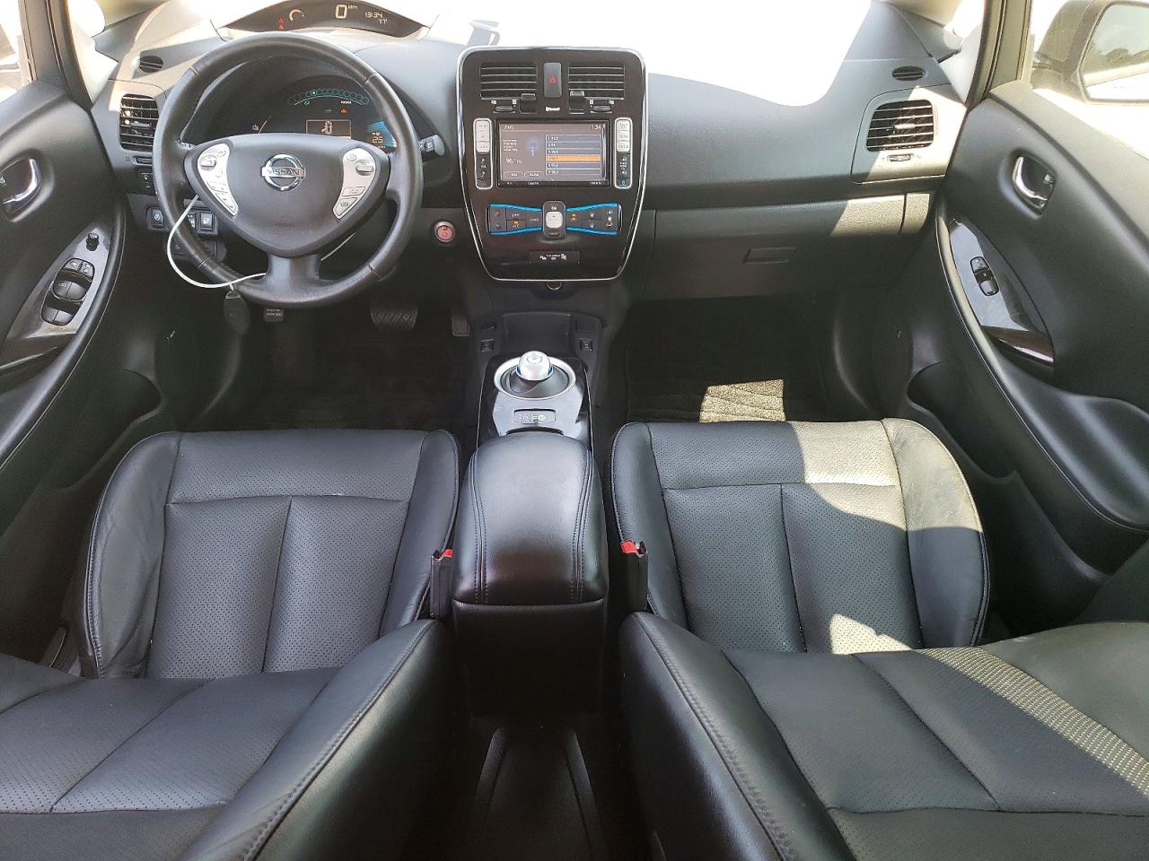 2015 Nissan Leaf S Gray vin: 1N4AZ0CP9FC320109