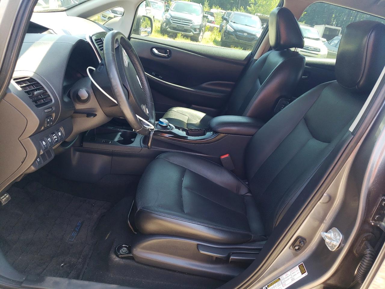 2015 Nissan Leaf S Gray vin: 1N4AZ0CP9FC320109