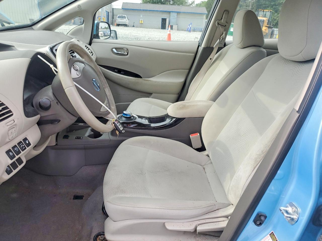 2015 Nissan Leaf Sv Синий vin: 1N4AZ0CP9FC323043