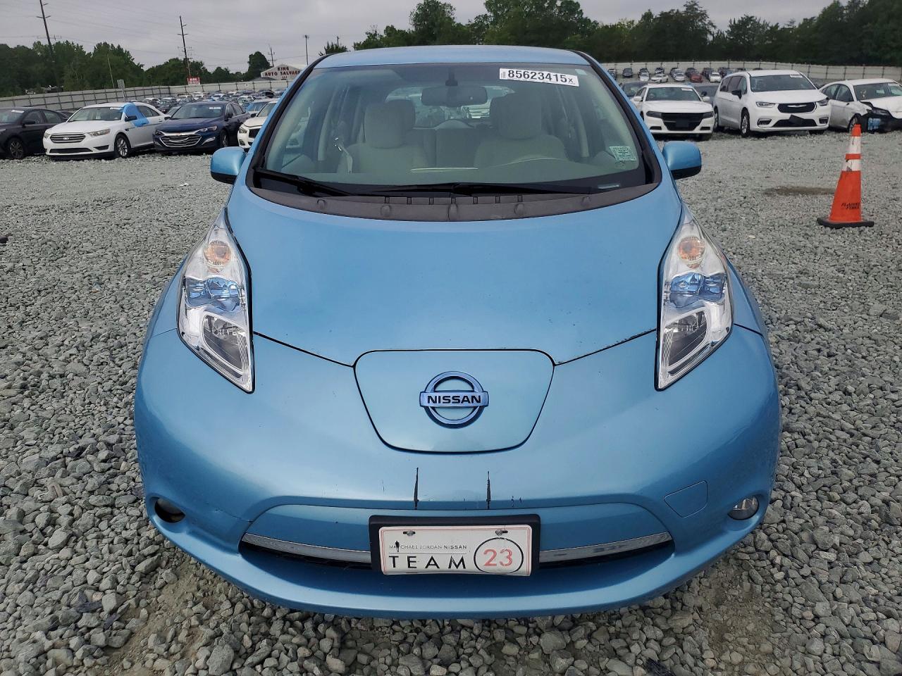 2015 Nissan Leaf Sv Синий vin: 1N4AZ0CP9FC323043