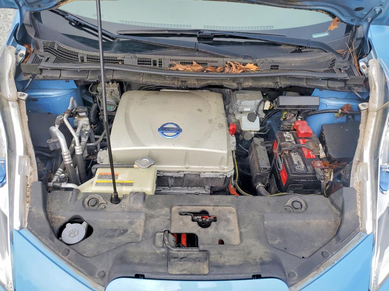2015 Nissan Leaf Sv Синий vin: 1N4AZ0CP9FC323043