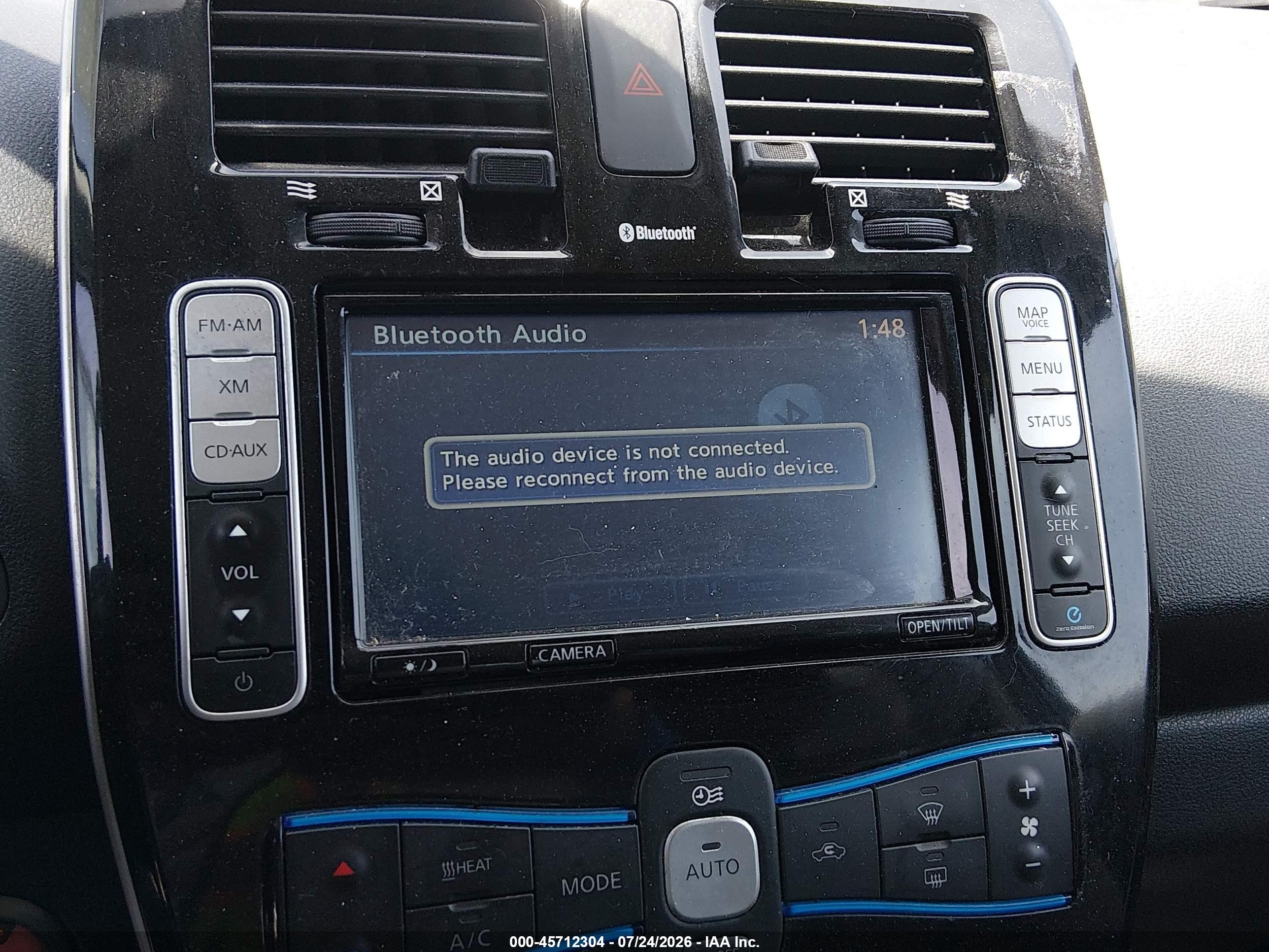2015 Nissan Leaf Sv Silver vin: 1N4AZ0CP9FC323690