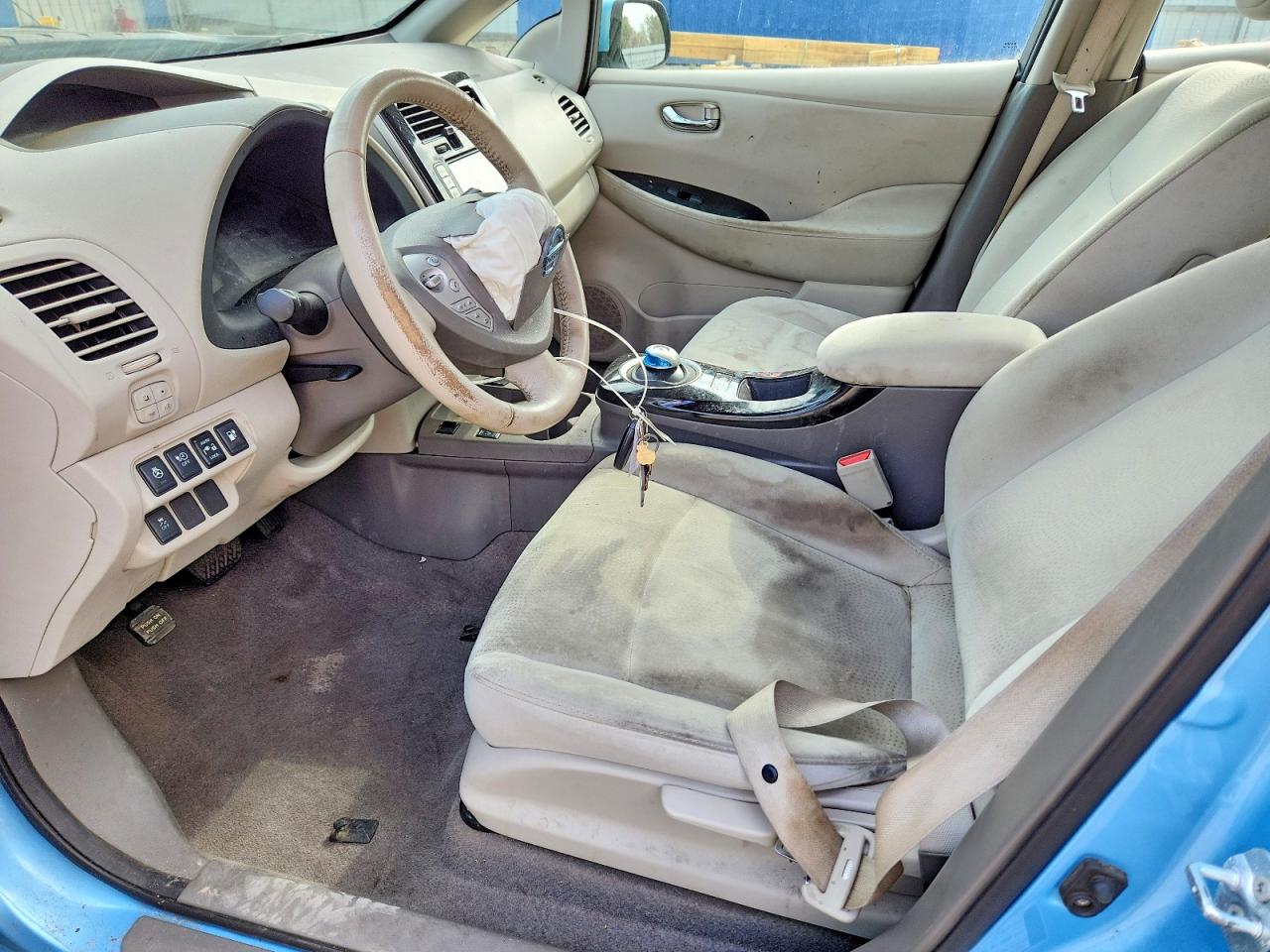2015 Nissan Leaf Sv Синий vin: 1N4AZ0CP9FC325603