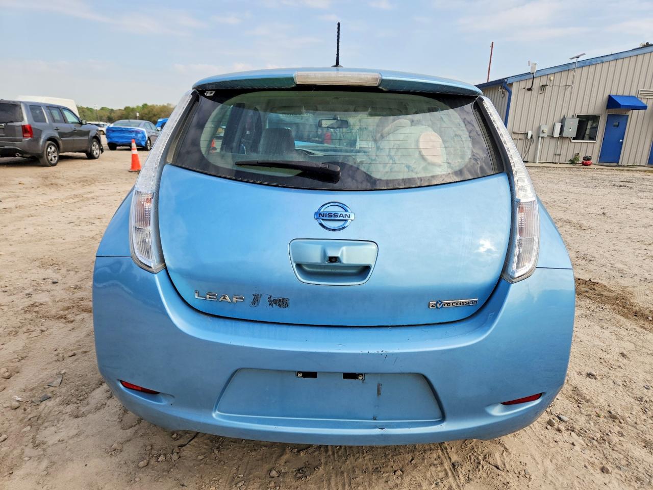 2015 Nissan Leaf Sv Синий vin: 1N4AZ0CP9FC325603