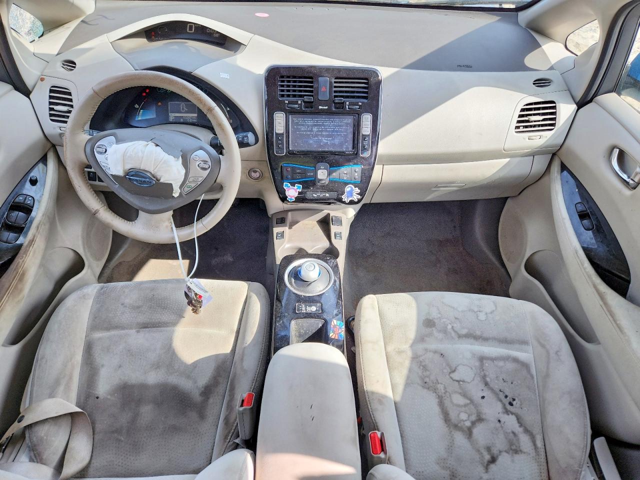 2015 Nissan Leaf Sv Синий vin: 1N4AZ0CP9FC325603