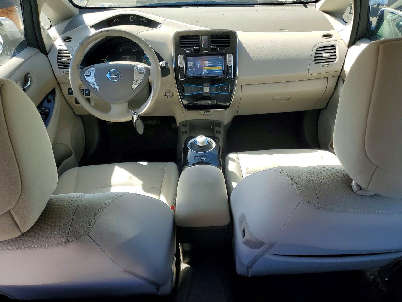 2015 Nissan Leaf Sv Silver vin: 1N4AZ0CP9FC326833