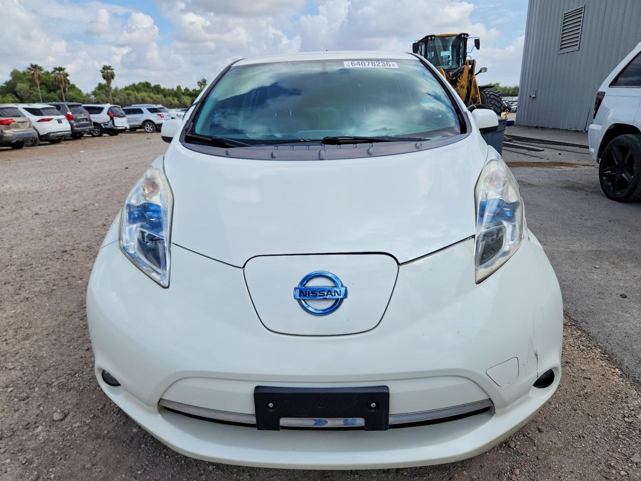 2015 Nissan Leaf Sv White vin: 1N4AZ0CP9FC330915