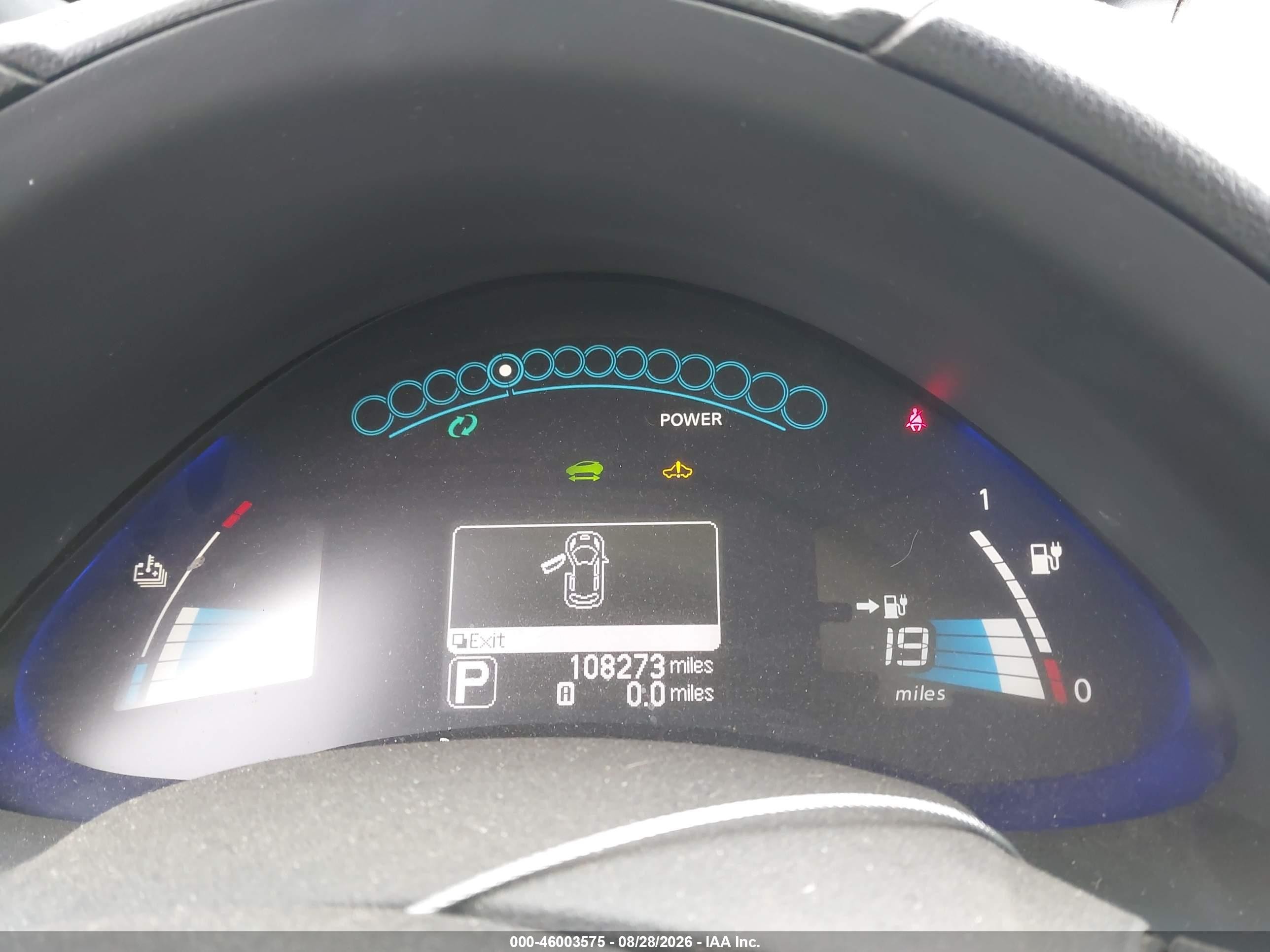 2013 Nissan Leaf S White vin: 1N4AZ0CPXDC402105