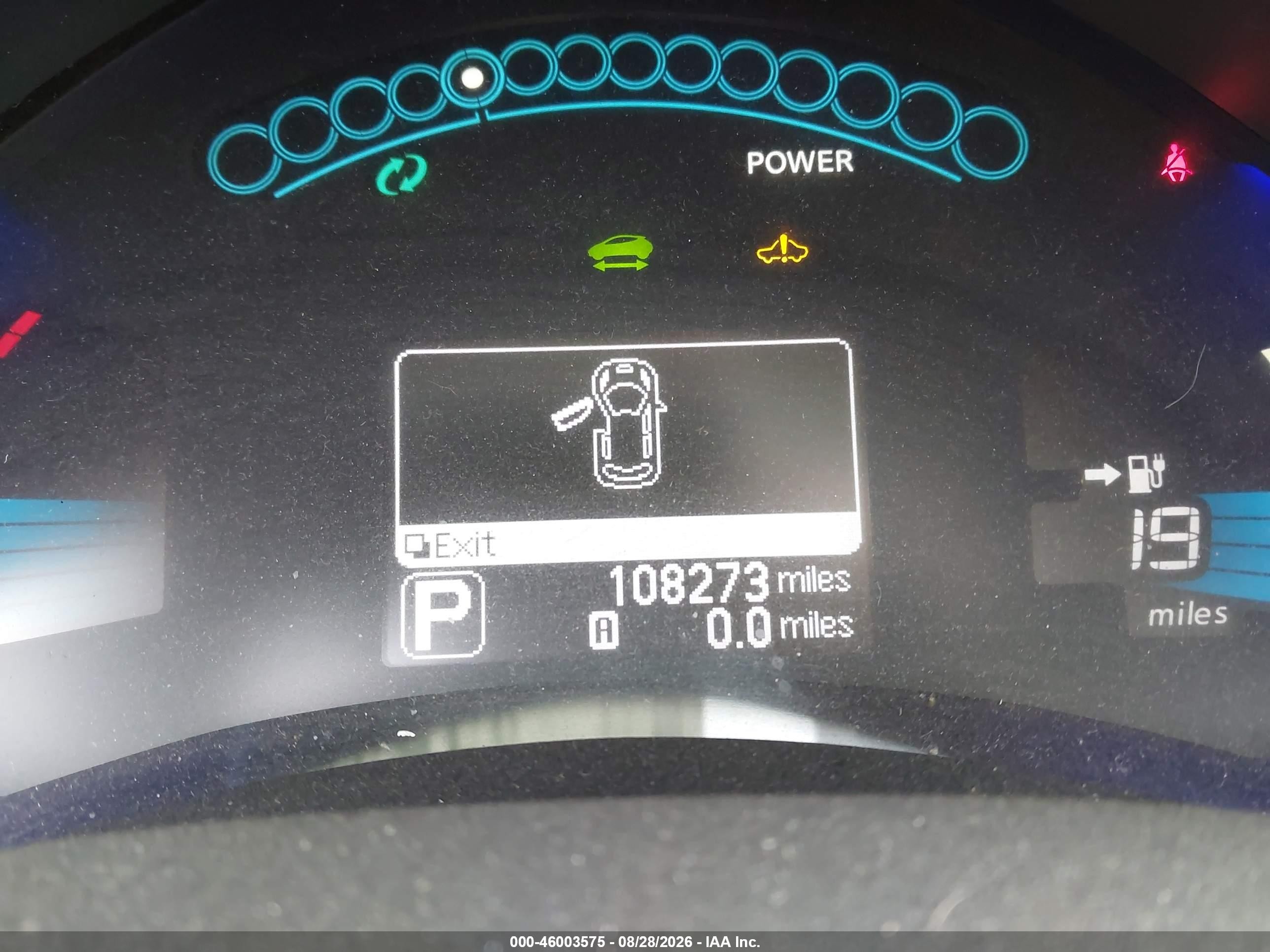 2013 Nissan Leaf S White vin: 1N4AZ0CPXDC402105