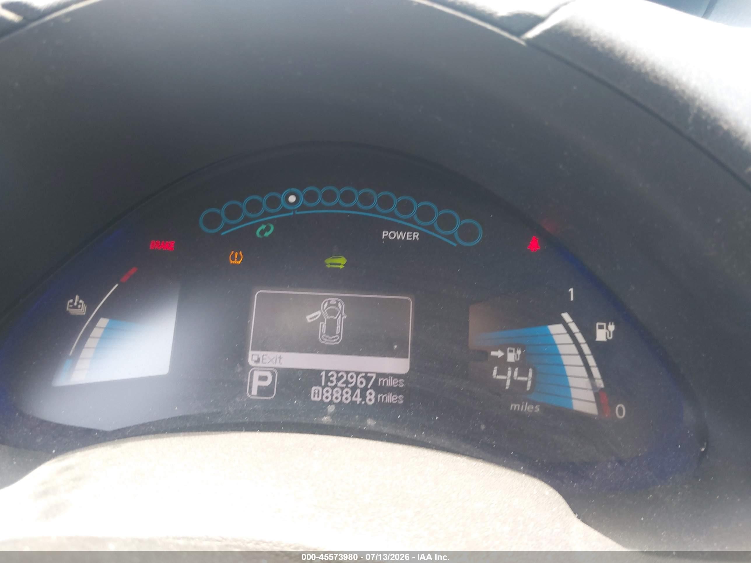 2013 Nissan Leaf Sl Black vin: 1N4AZ0CPXDC403058