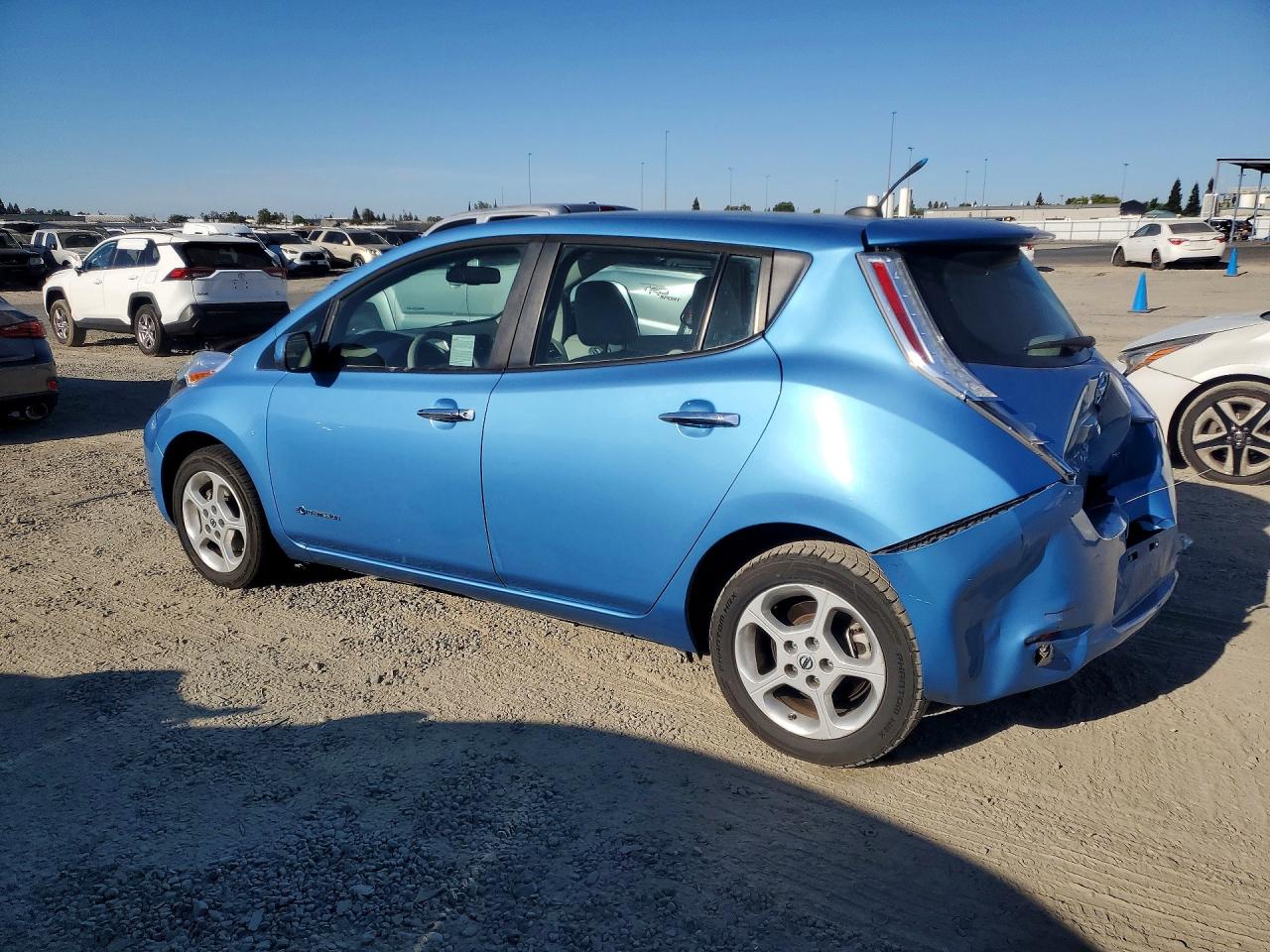 2013 Nissan Leaf S Blue vin: 1N4AZ0CPXDC408499