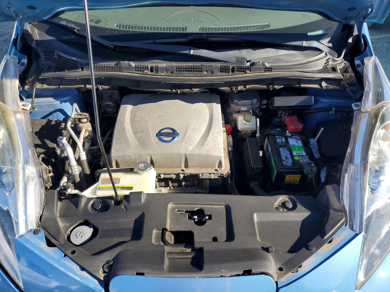 2013 Nissan Leaf S Blue vin: 1N4AZ0CPXDC408499
