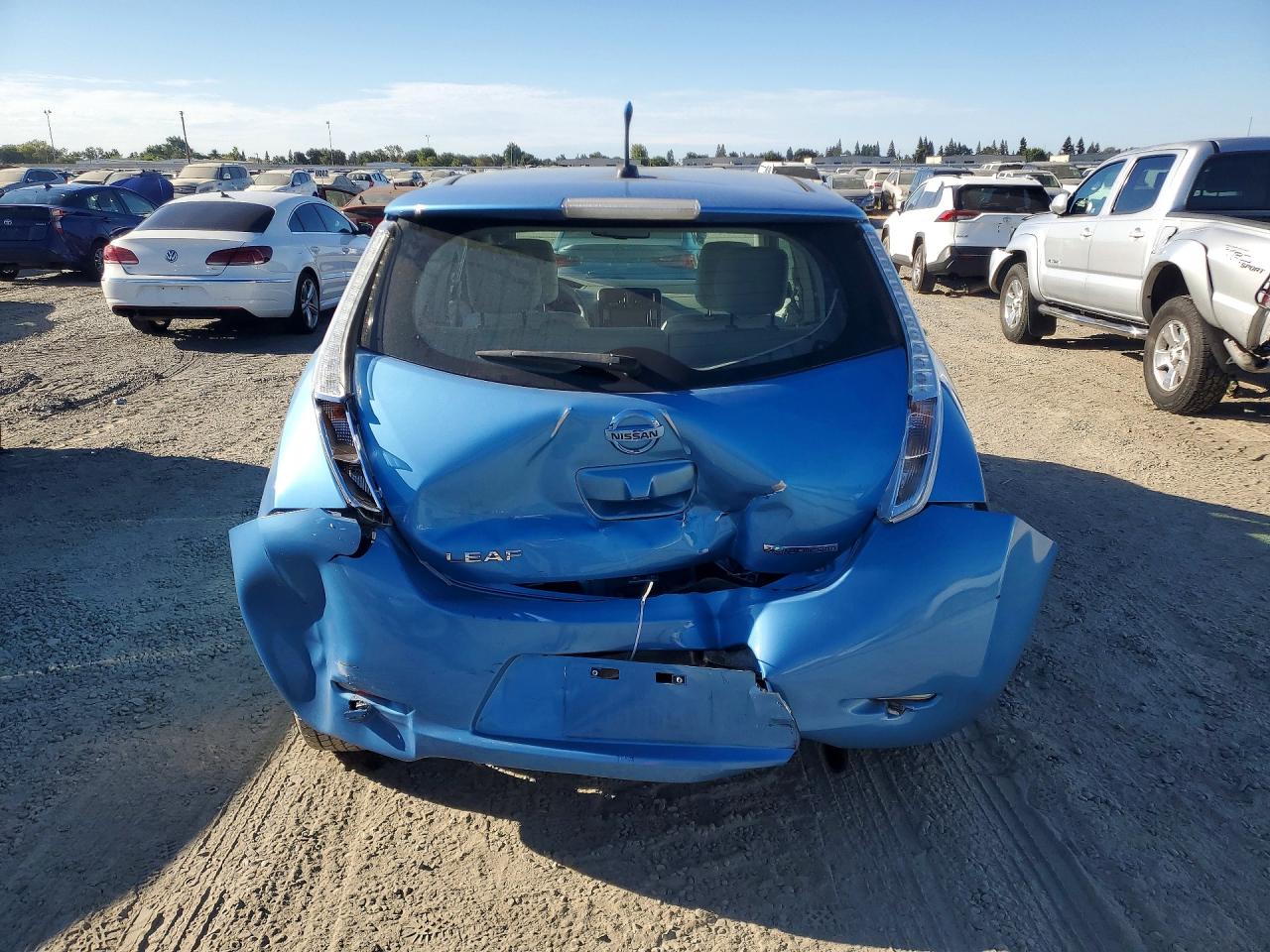 2013 Nissan Leaf S Blue vin: 1N4AZ0CPXDC408499