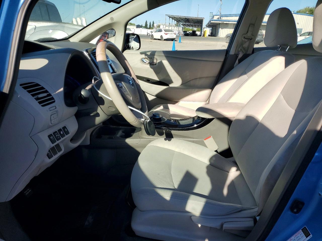 2013 Nissan Leaf S Blue vin: 1N4AZ0CPXDC408499
