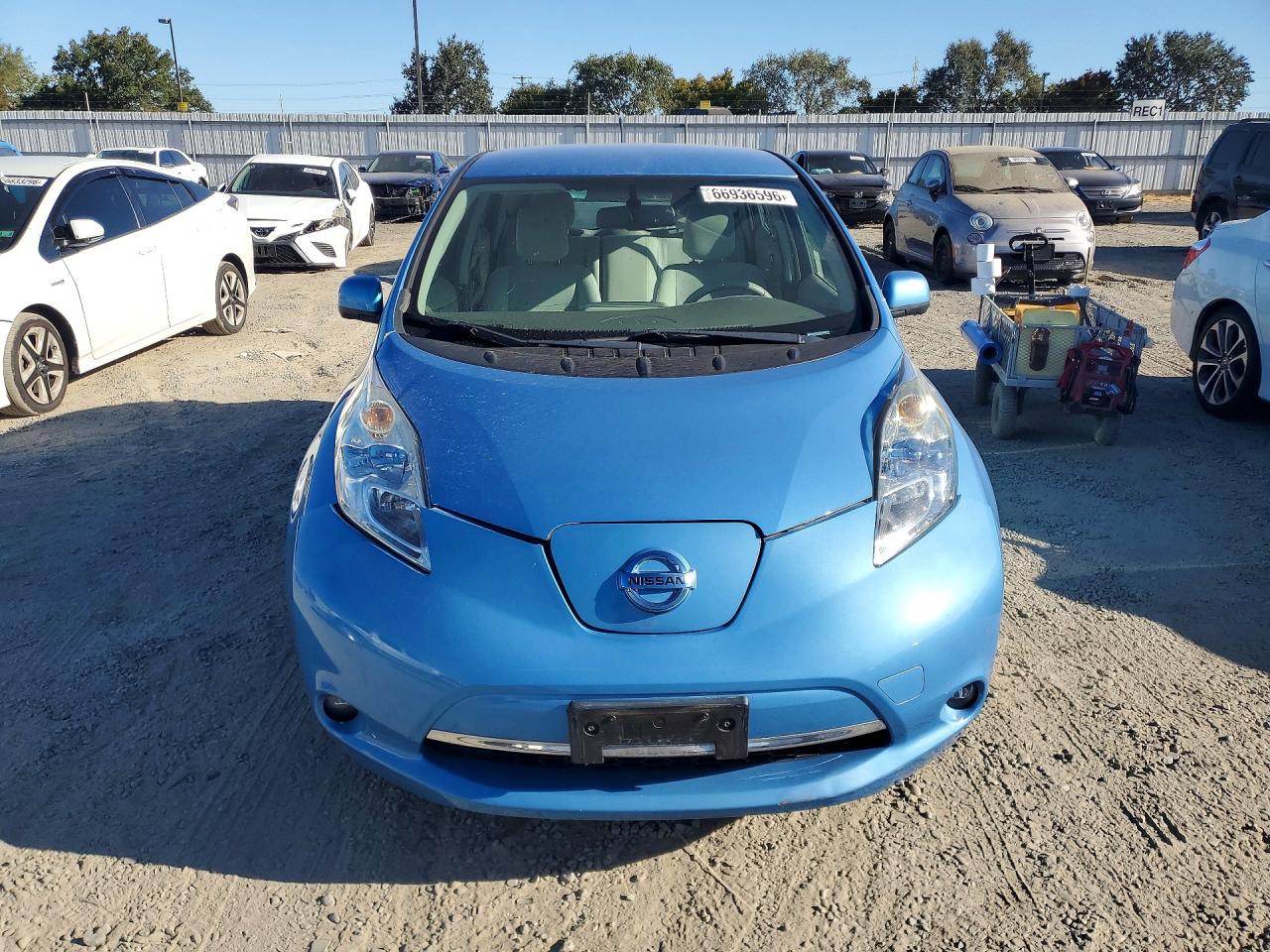 2013 Nissan Leaf S Blue vin: 1N4AZ0CPXDC408499
