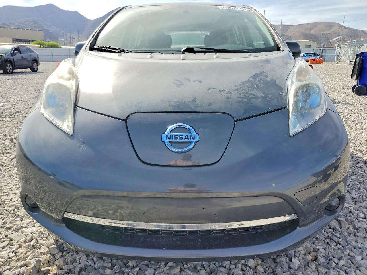 2013 Nissan Leaf S Gray vin: 1N4AZ0CPXDC413329