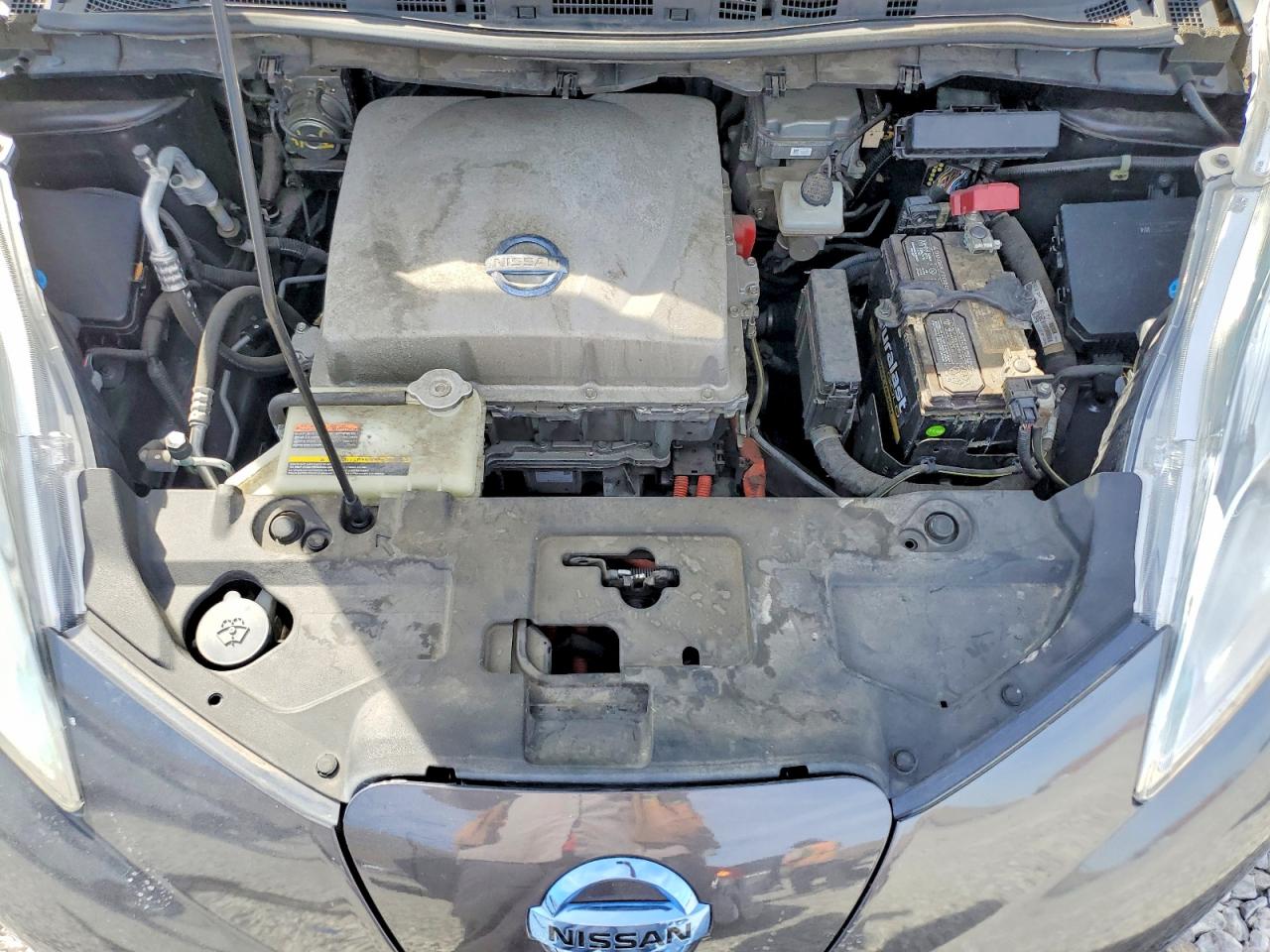 2013 Nissan Leaf S Gray vin: 1N4AZ0CPXDC413329