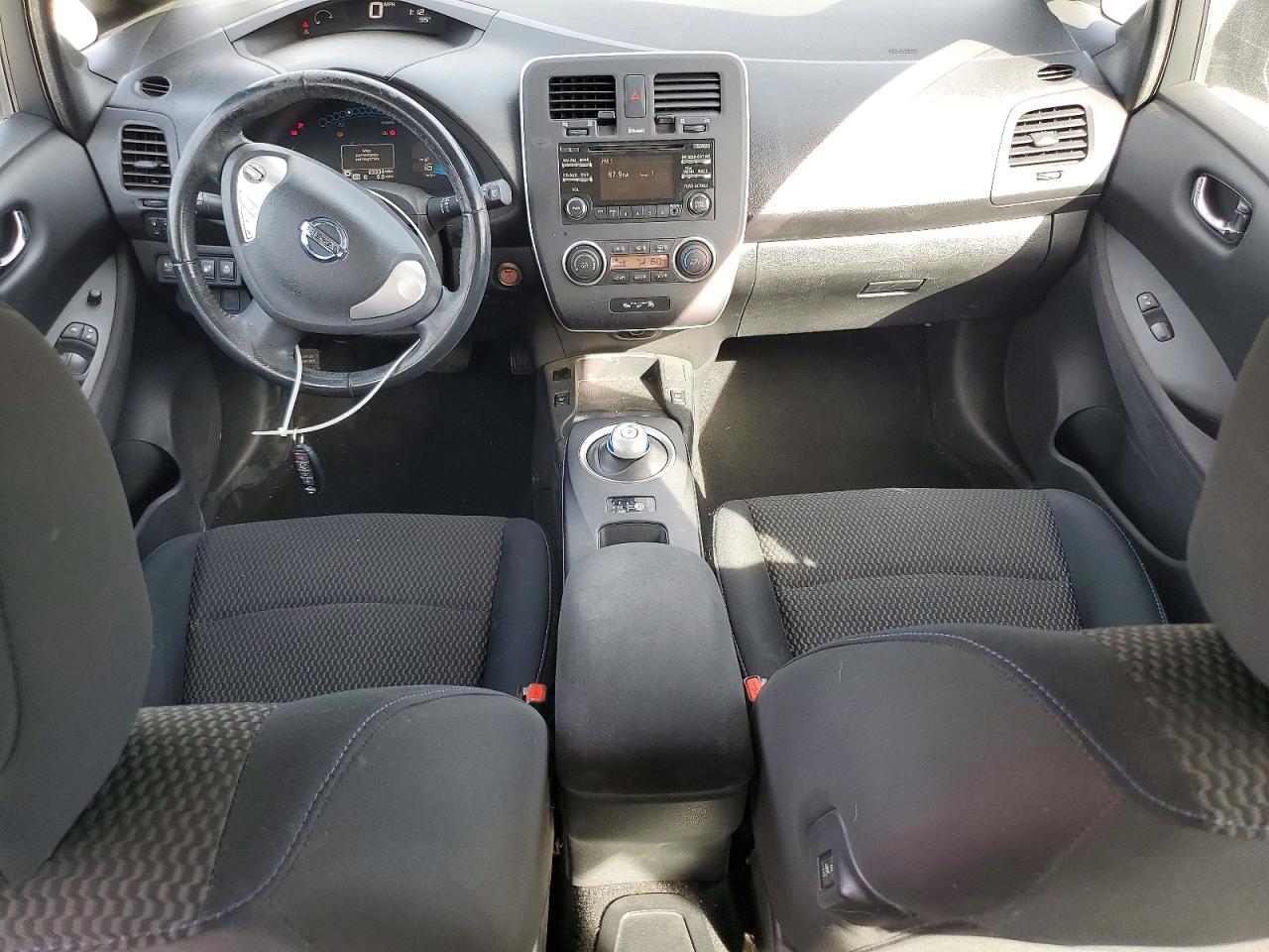 2013 Nissan Leaf S Gray vin: 1N4AZ0CPXDC413329