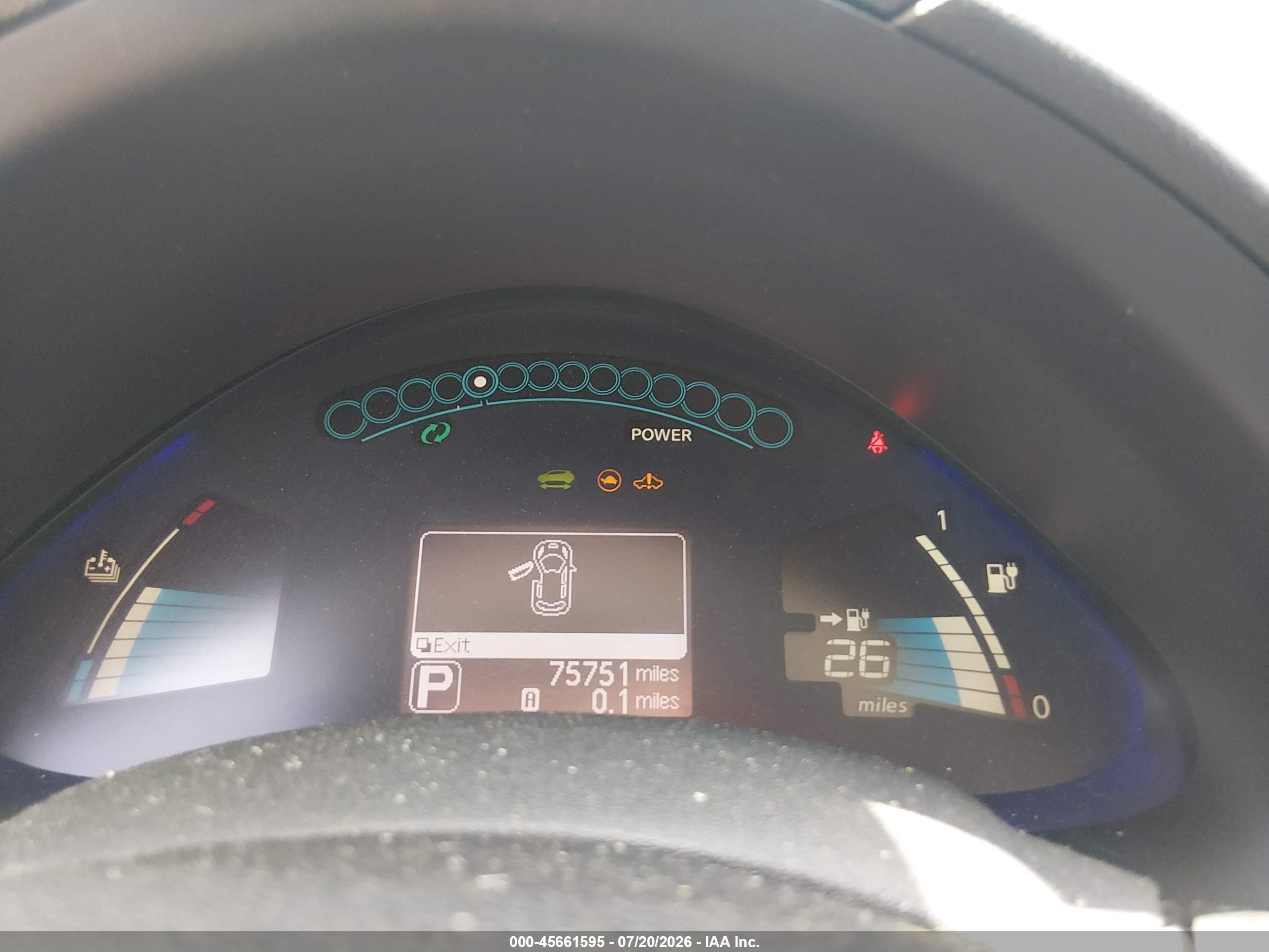 2014 Nissan Leaf S Gray vin: 1N4AZ0CPXEC340710