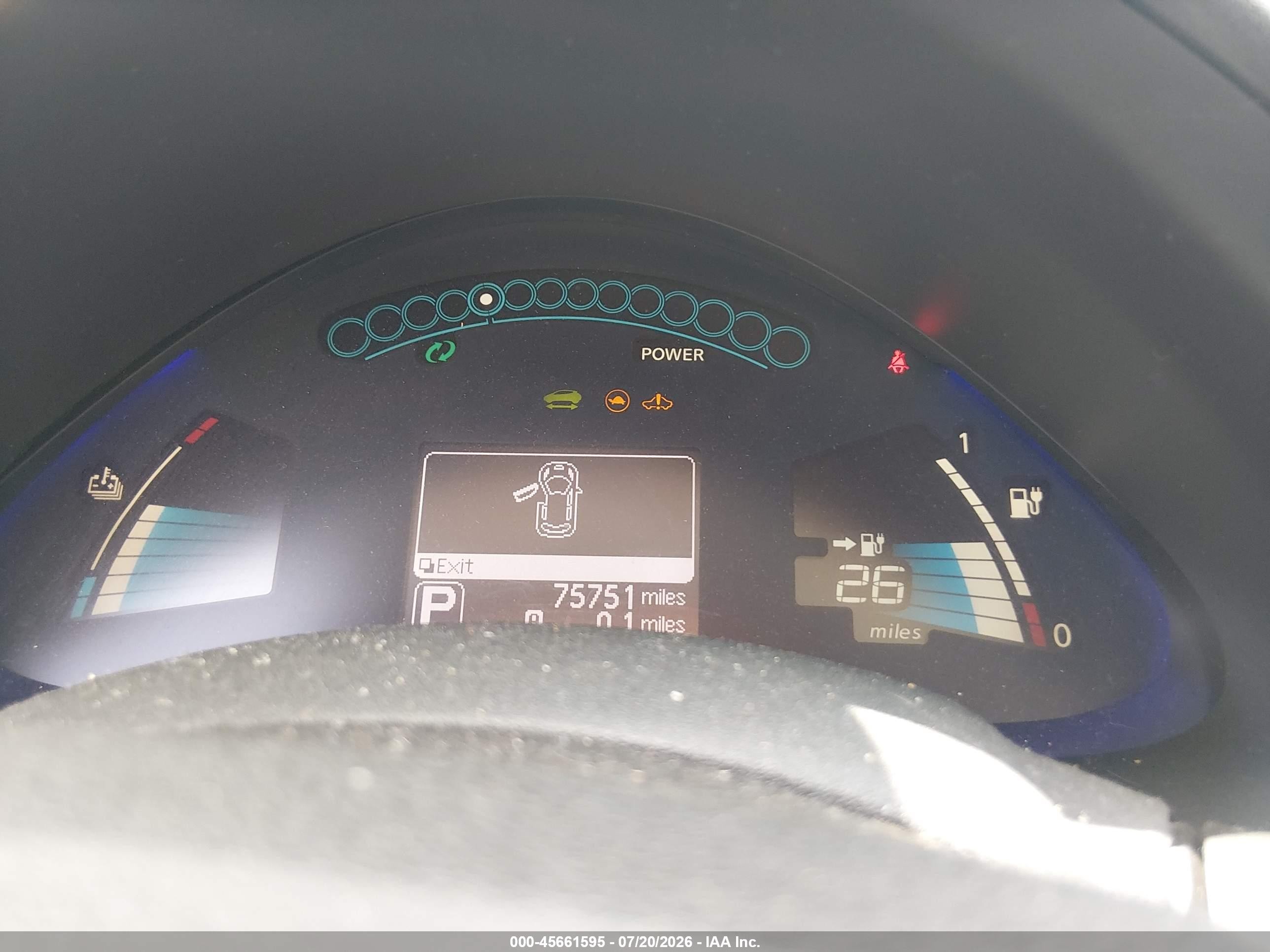 2014 Nissan Leaf S Gray vin: 1N4AZ0CPXEC340710