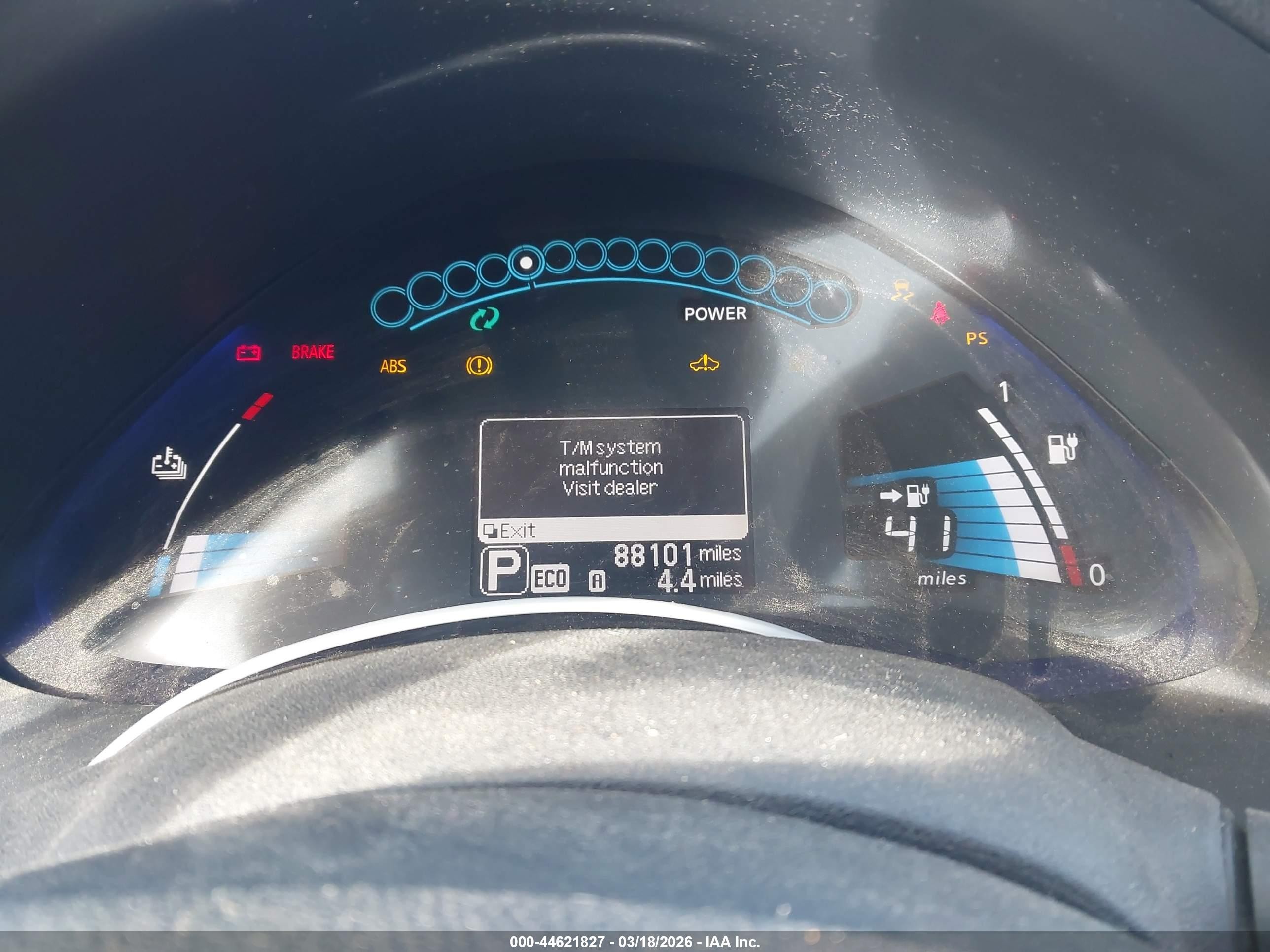 2015 Nissan Leaf Sv Red vin: 1N4AZ0CPXFC319793