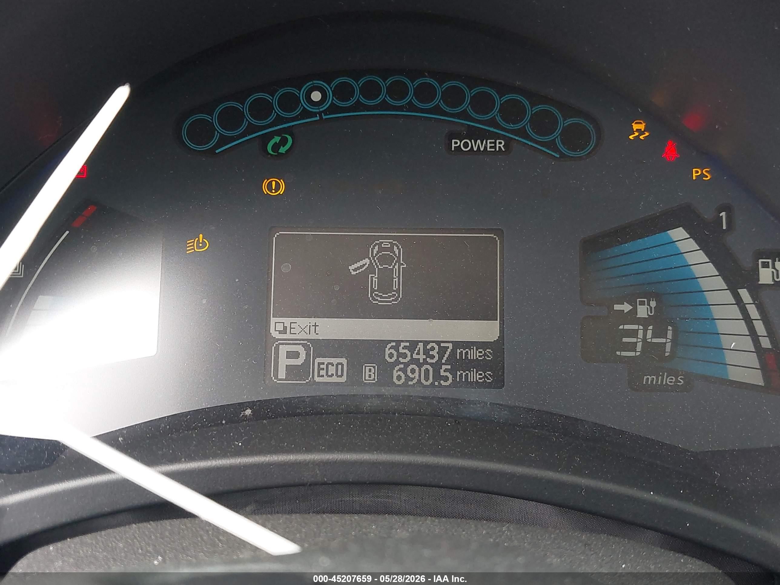 2015 Nissan Leaf Sl Silver vin: 1N4AZ0CPXFC326145