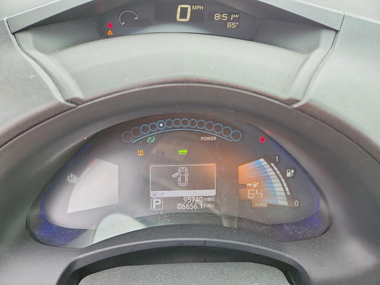 2015 Nissan Leaf S Gray vin: 1N4AZ0CPXFC328509